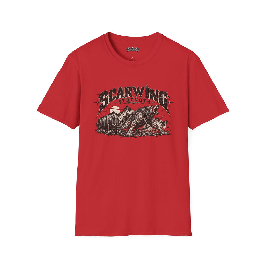 sled wolf Scarwing shirt