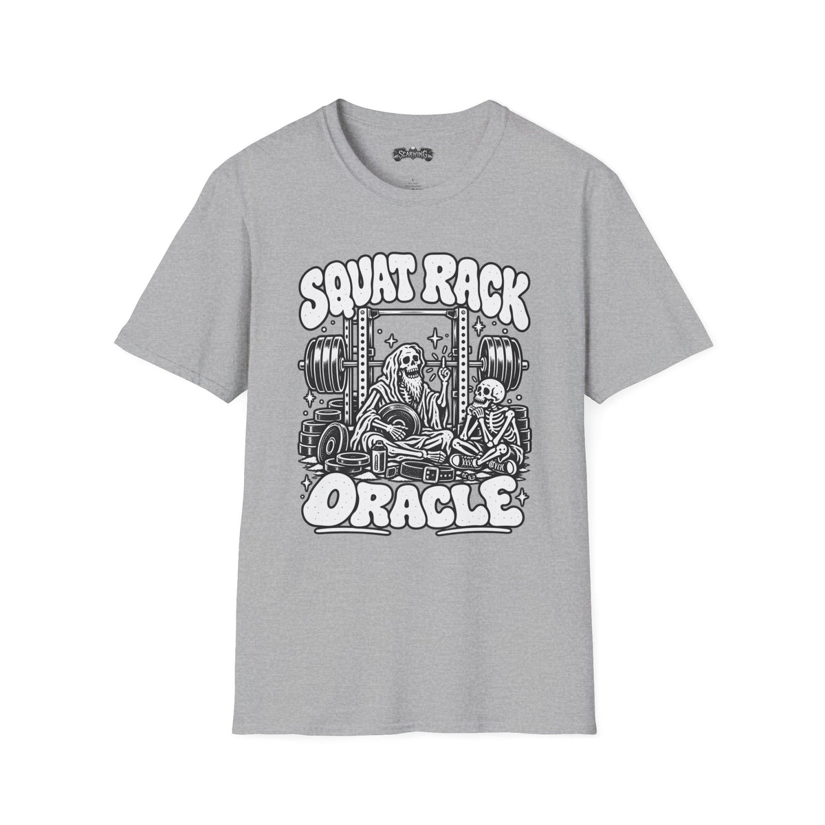 squat rack Scarwing shirt