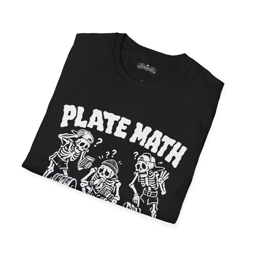 plate math Scarwing shirt