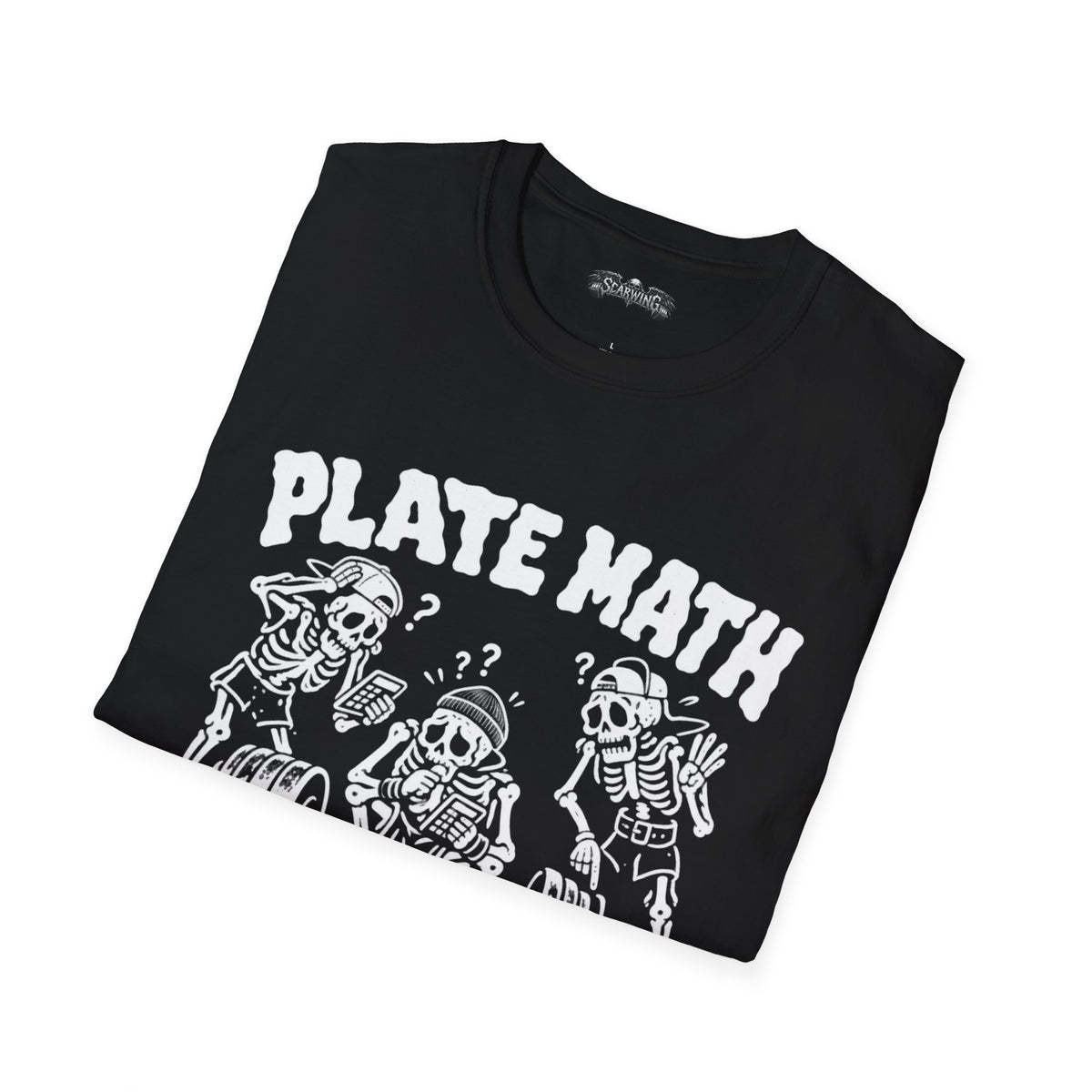 plate math Scarwing shirt