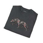 walking wolf Scarwing shirt