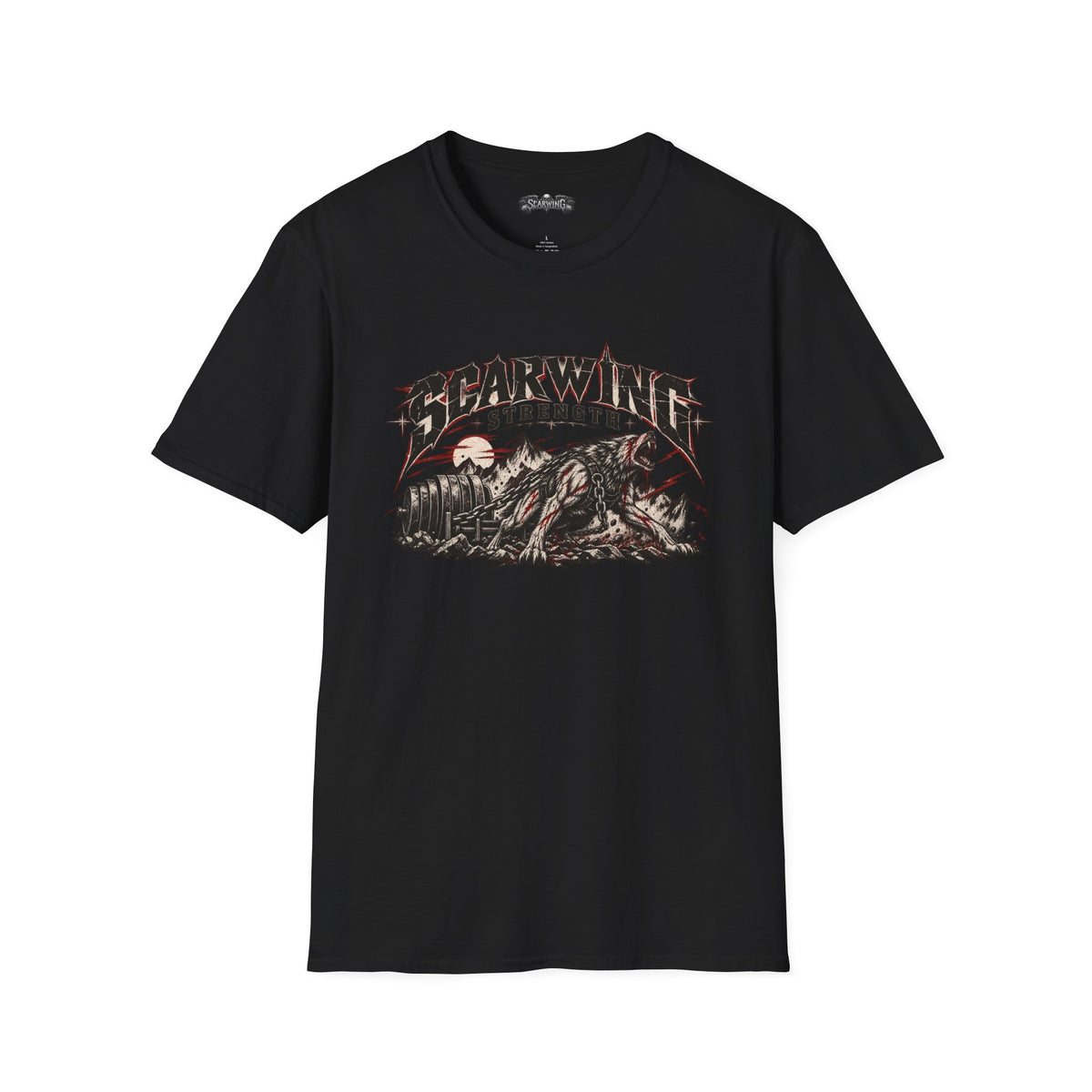 sled wolf Scarwing shirt