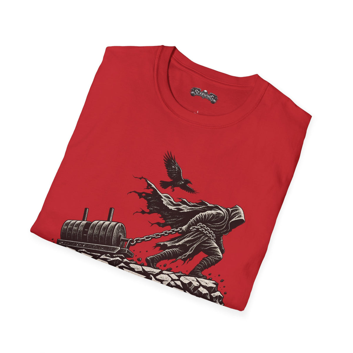dragging Scarwing shirt