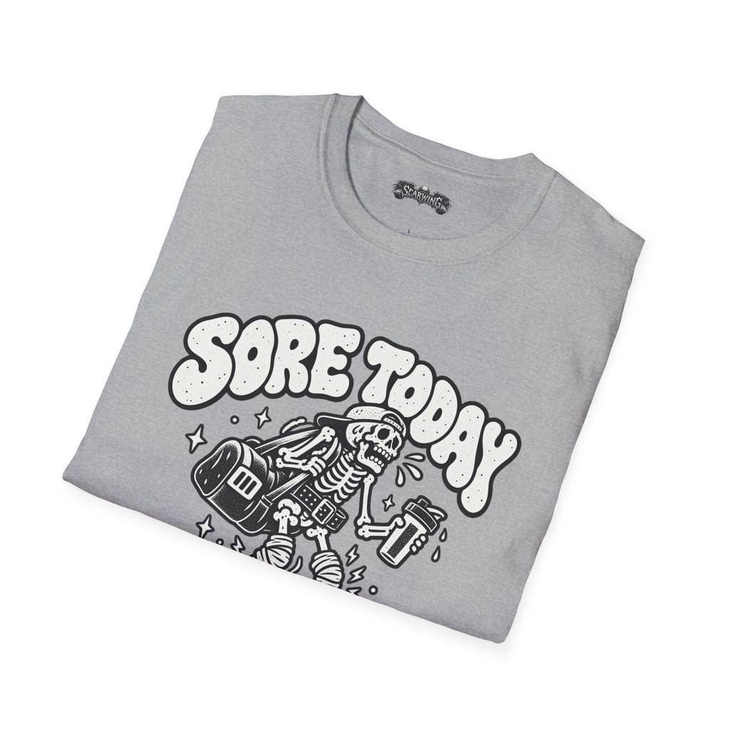 sore today Scarwing shirt