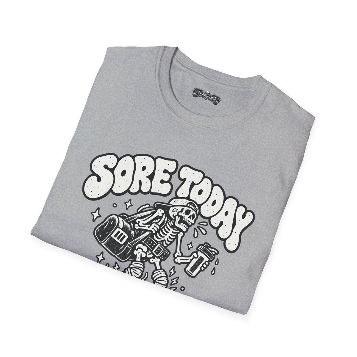 sore today Scarwing shirt