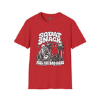 squat snack  Scarwing shirt