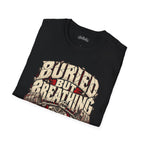 red squat of Scarwing shirt