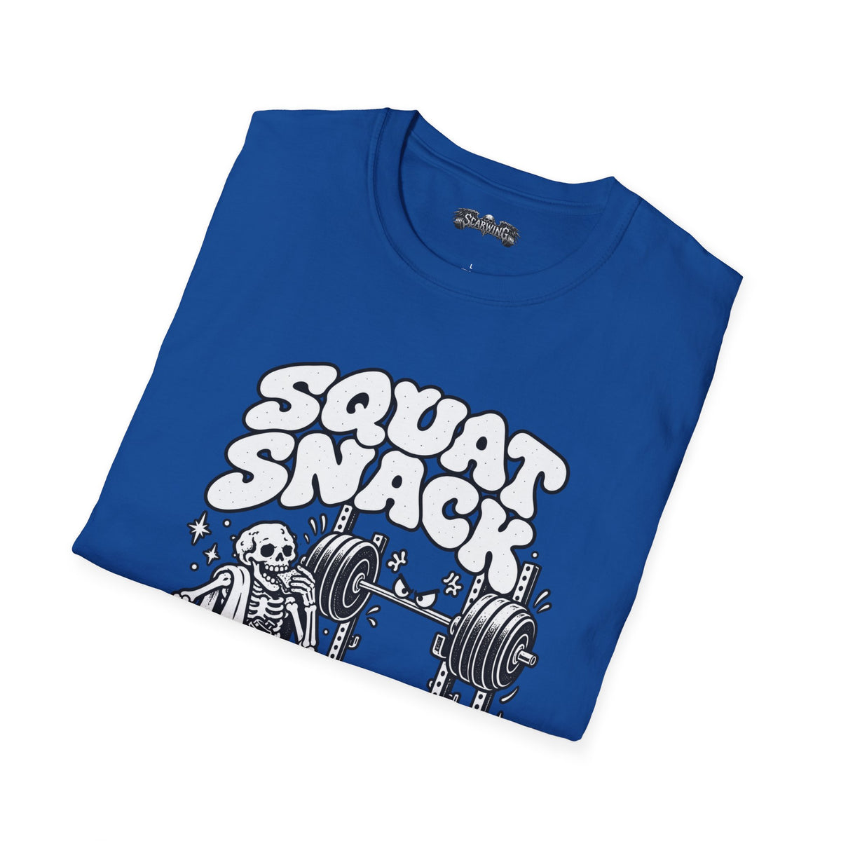 squat snack  Scarwing shirt
