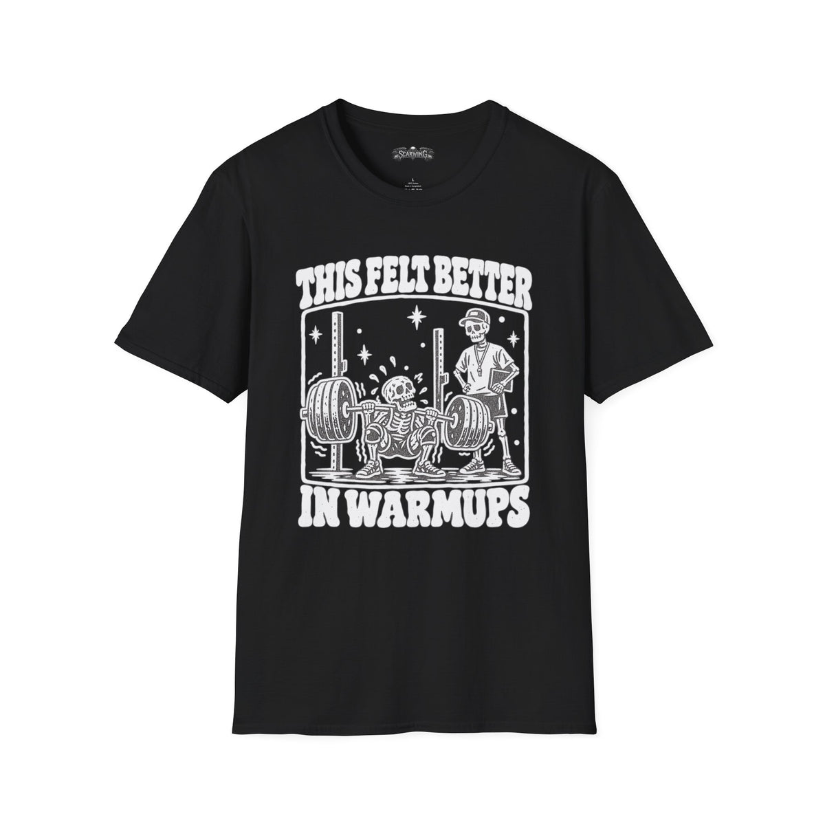 warm up Scarwing shirt