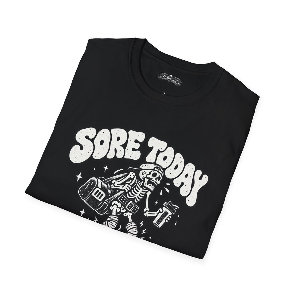 sore today Scarwing shirt