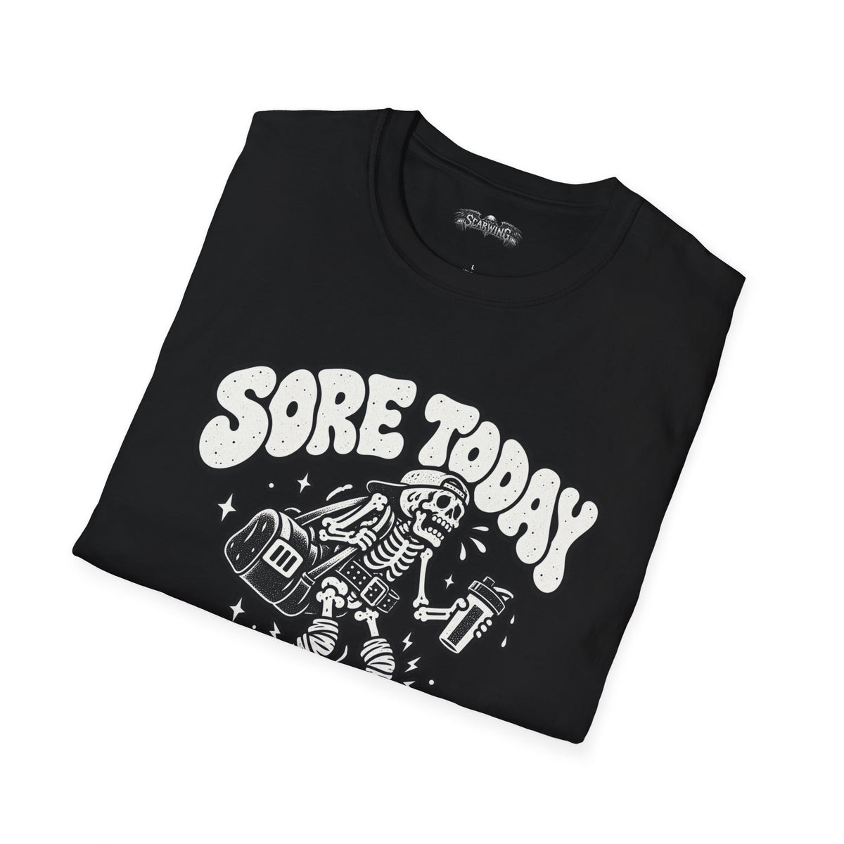 sore today Scarwing shirt