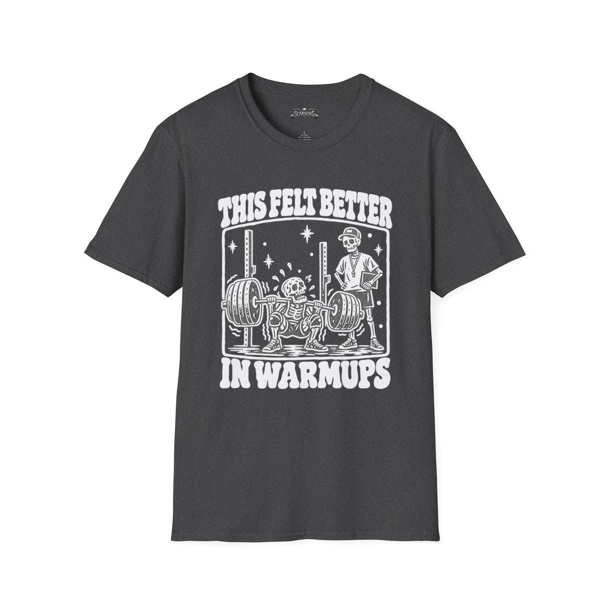 warm up Scarwing shirt