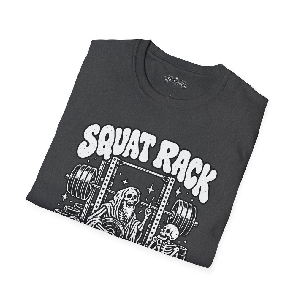 squat rack Scarwing shirt