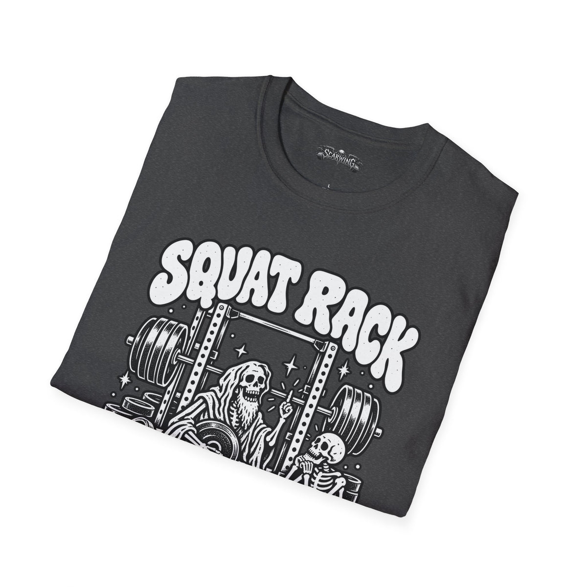 squat rack Scarwing shirt