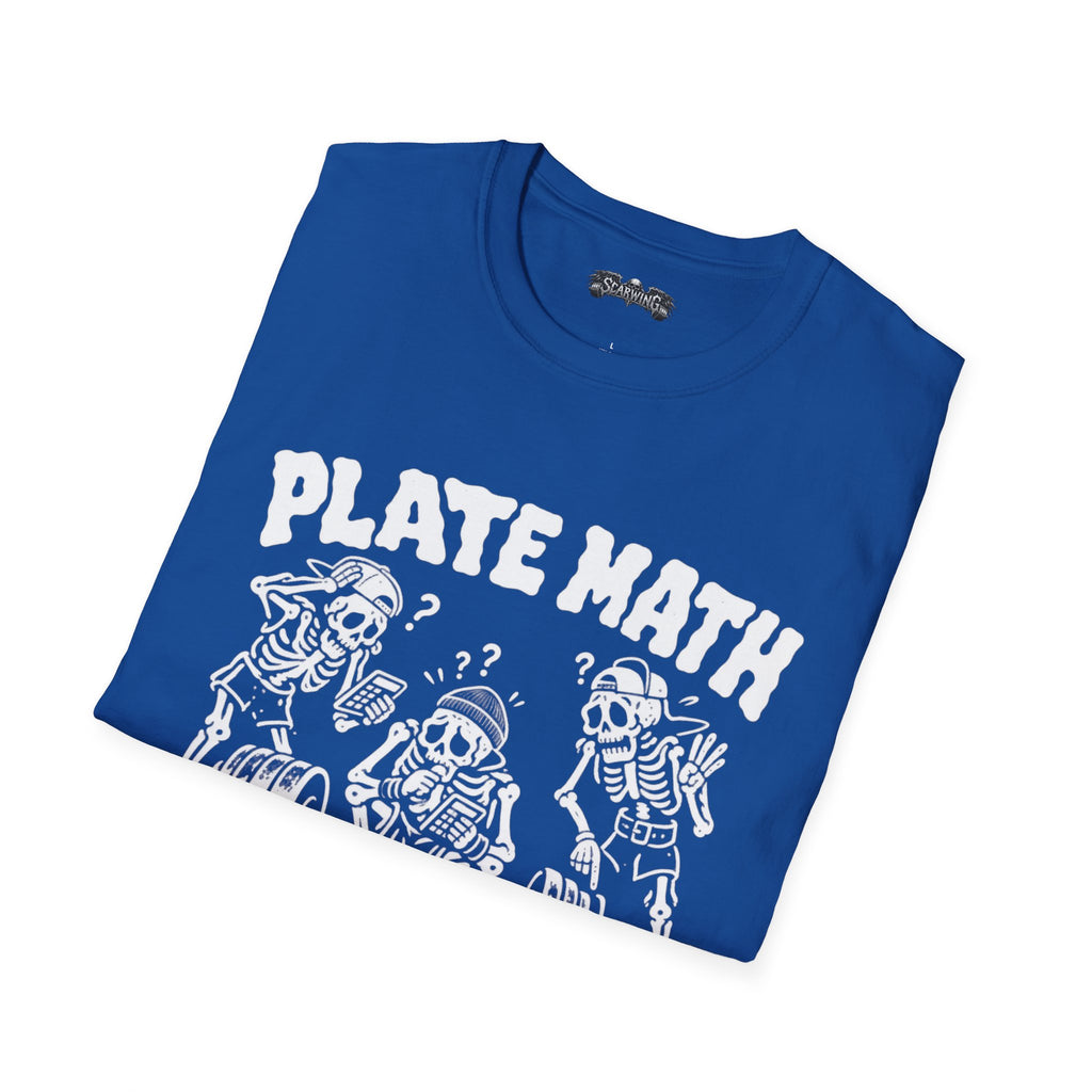 plate math Scarwing shirt