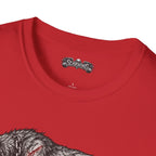 walking wolf Scarwing shirt