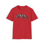 walking wolf Scarwing shirt