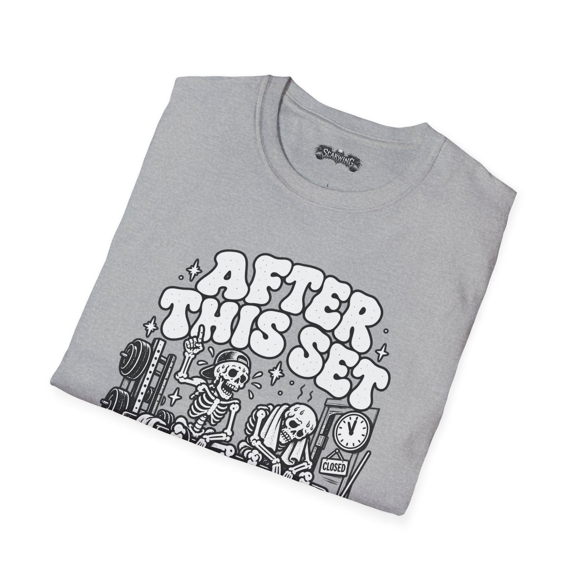 after this set Scarwing shirt