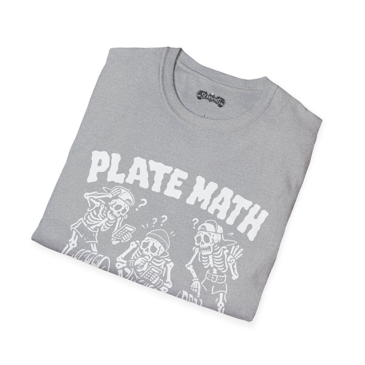 plate math Scarwing shirt