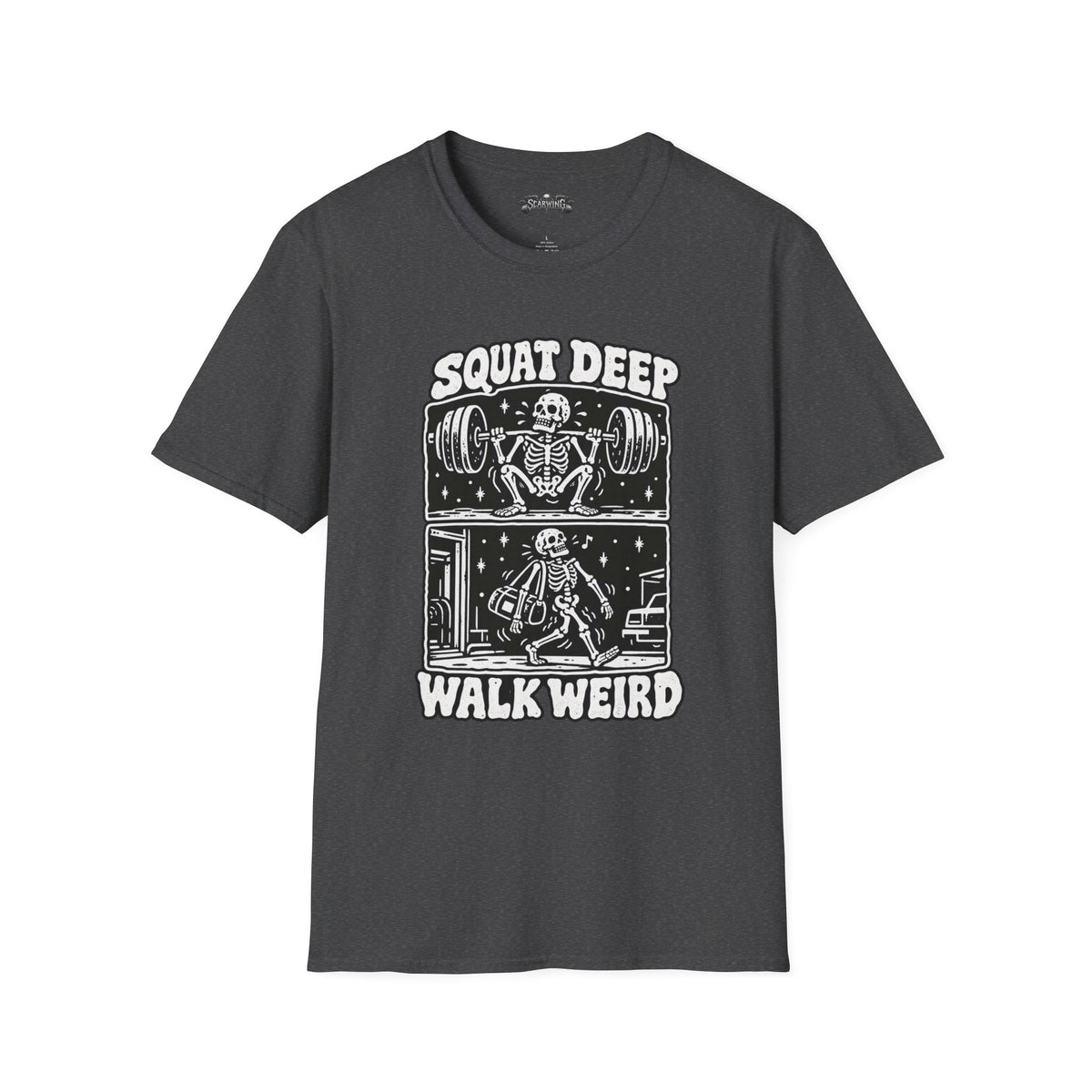 squat deep Scarwing shirt