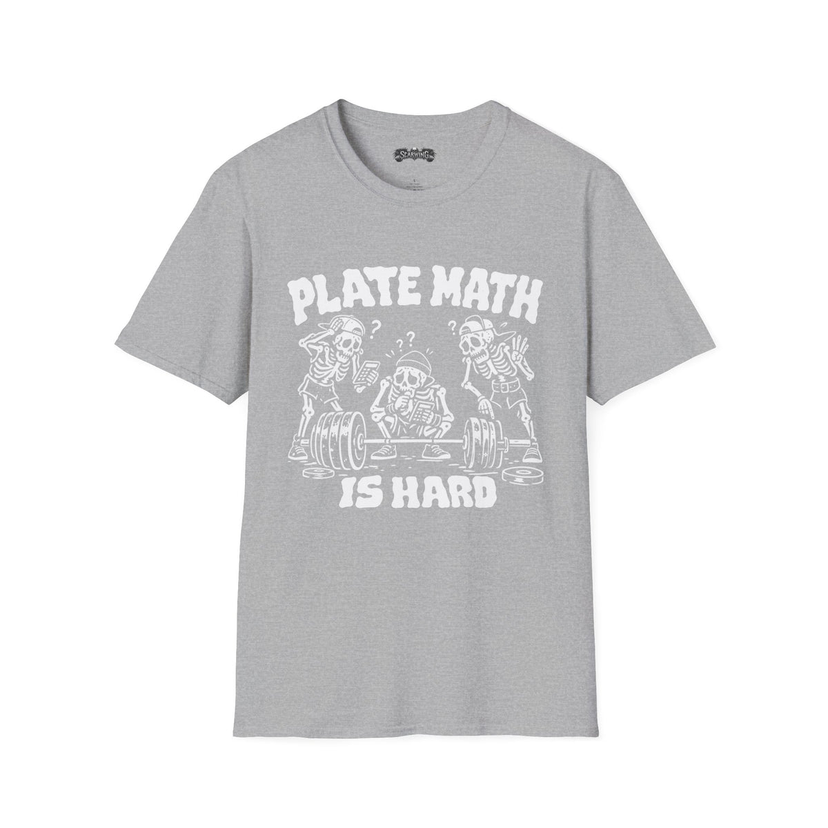 plate math Scarwing shirt