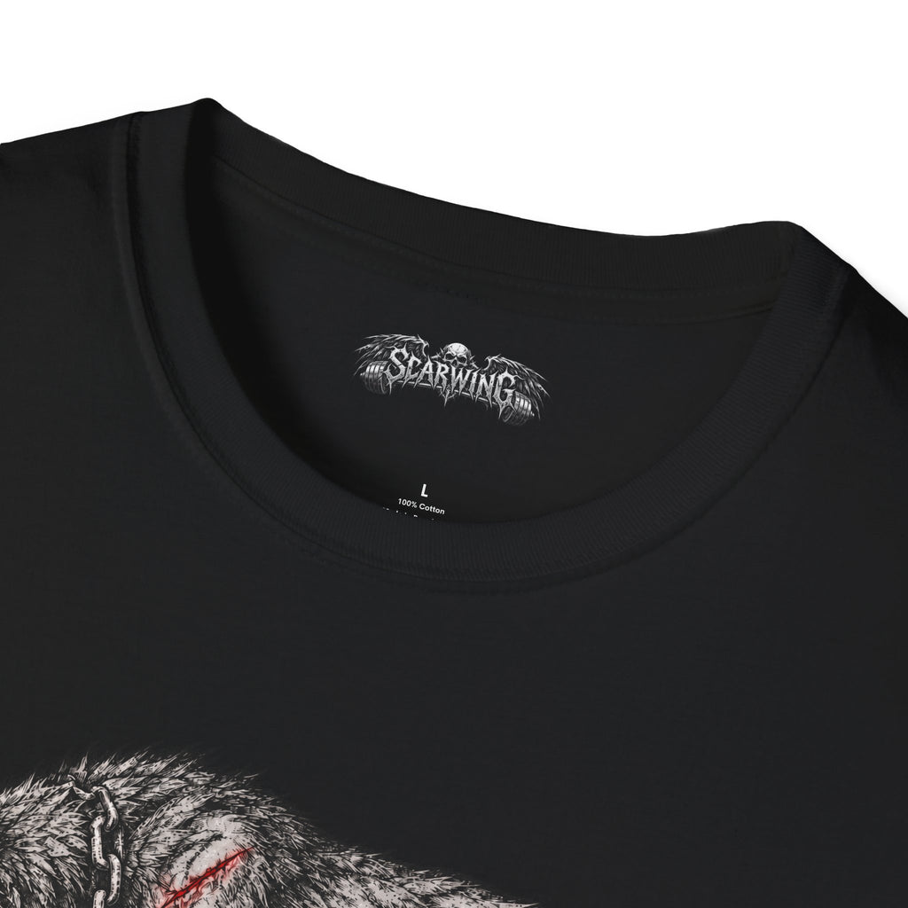 walking wolf Scarwing shirt