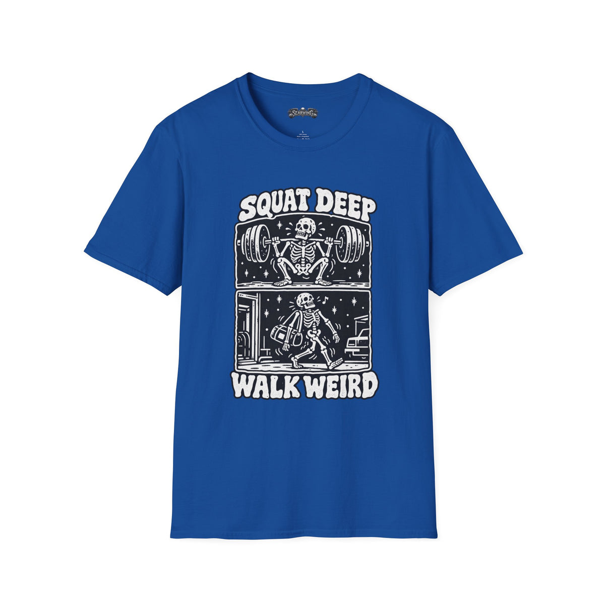 squat deep Scarwing shirt