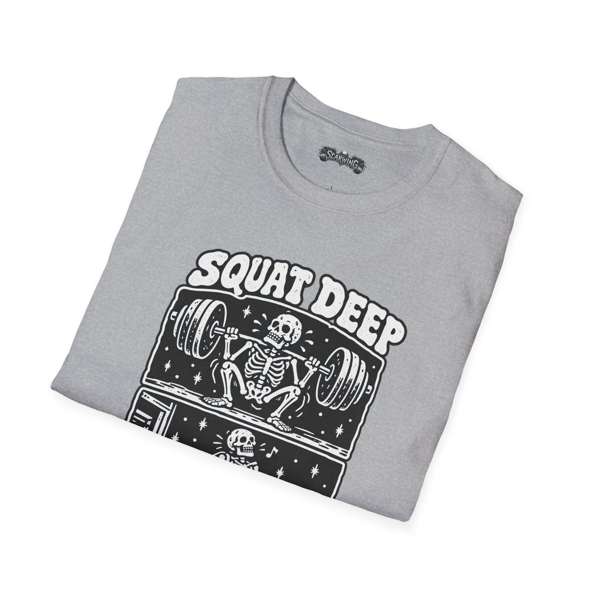 squat deep Scarwing shirt