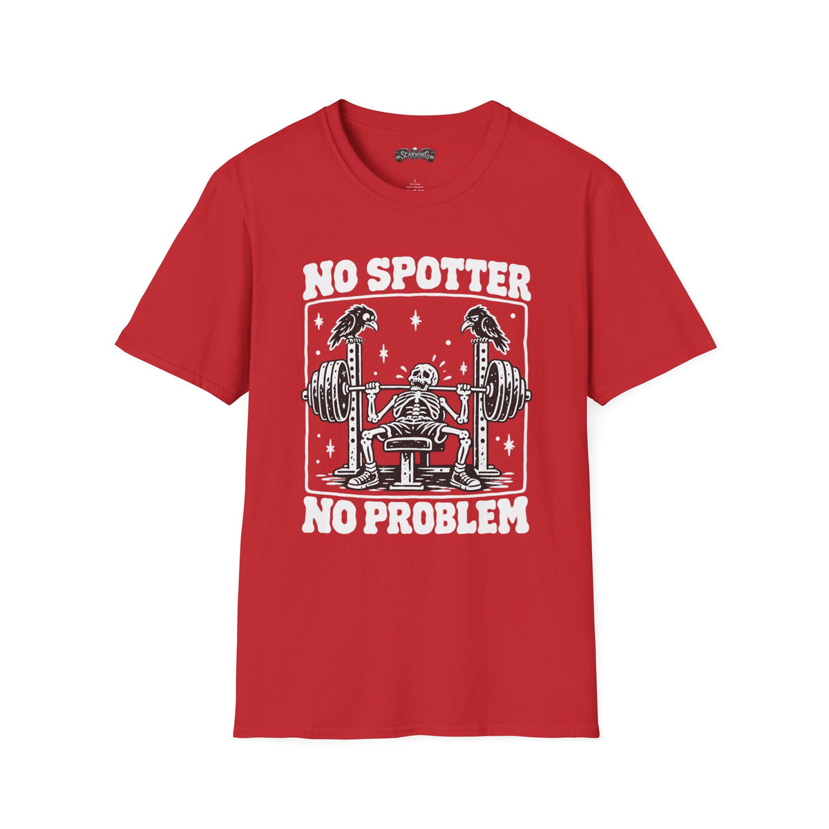 no spotter Scarwing shirt