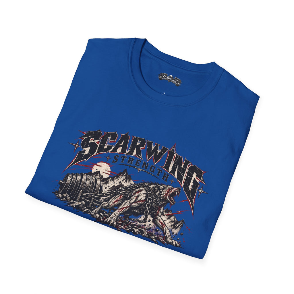 sled wolf Scarwing shirt