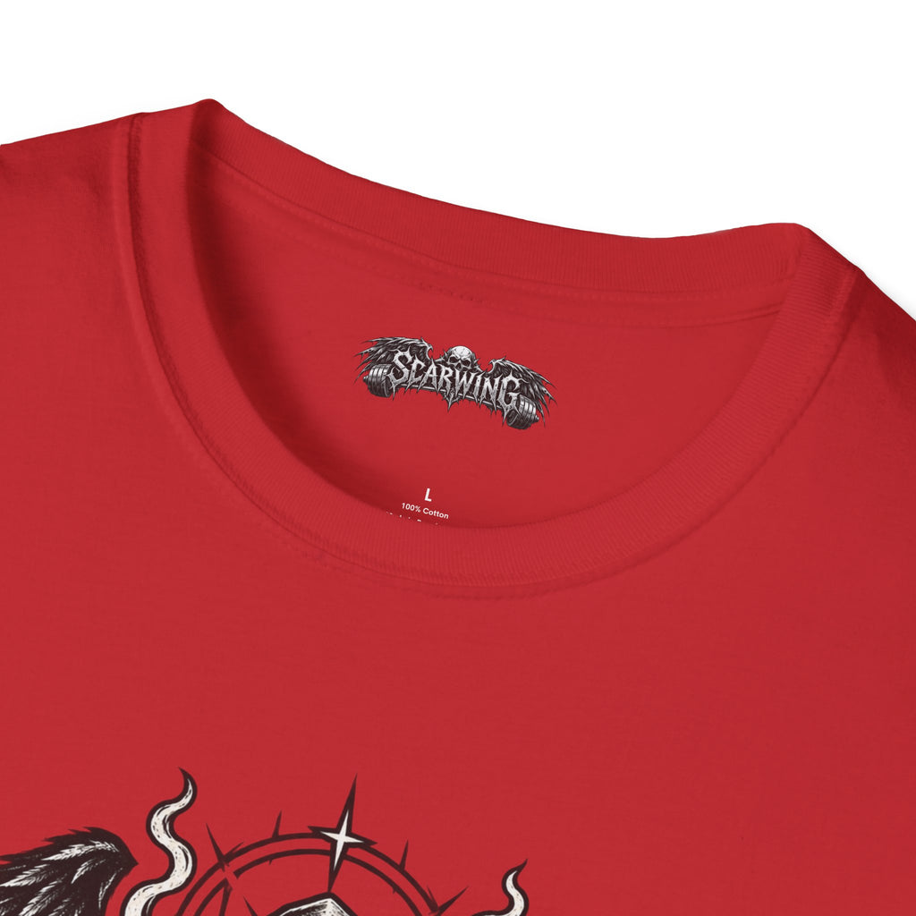 the iron oracle Scarwing shirt