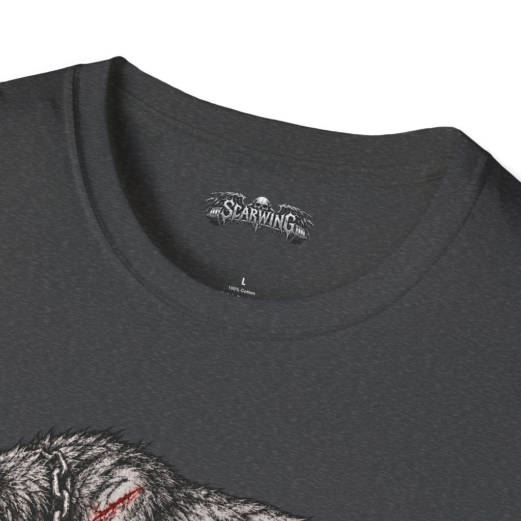 walking wolf Scarwing shirt