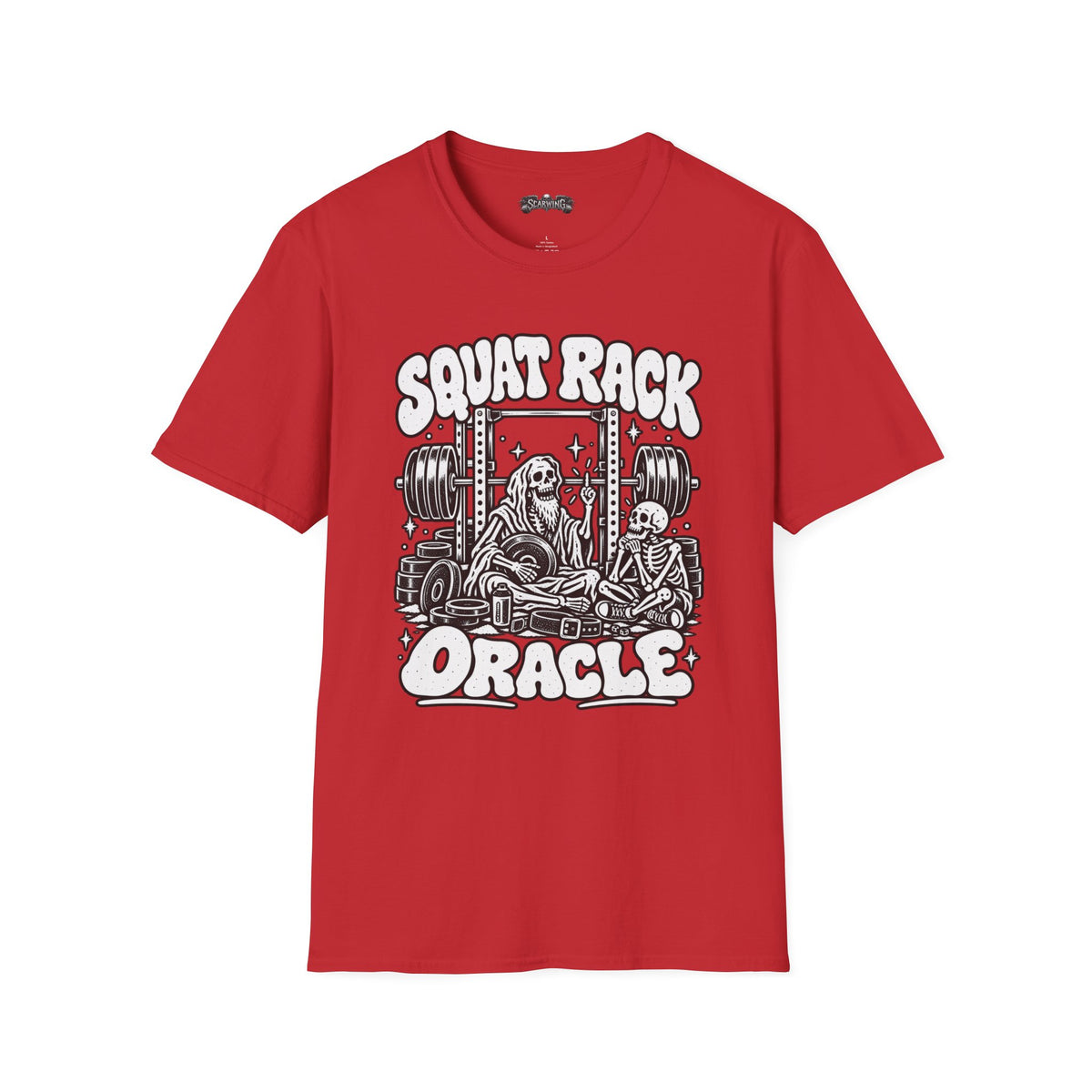 squat rack Scarwing shirt