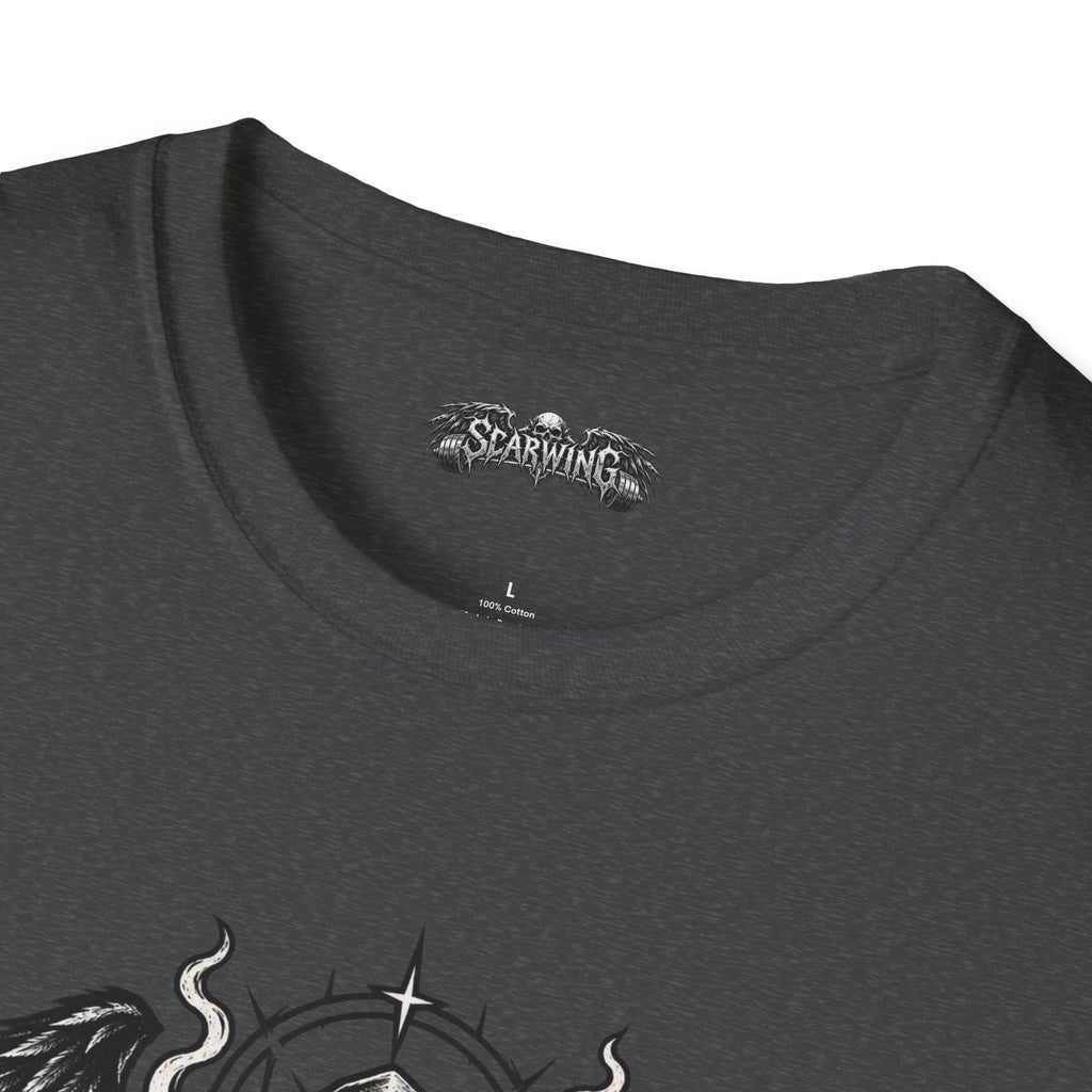 the iron oracle Scarwing shirt