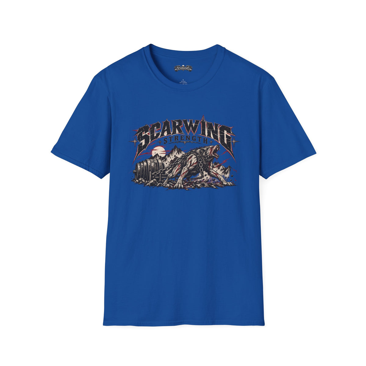sled wolf Scarwing shirt