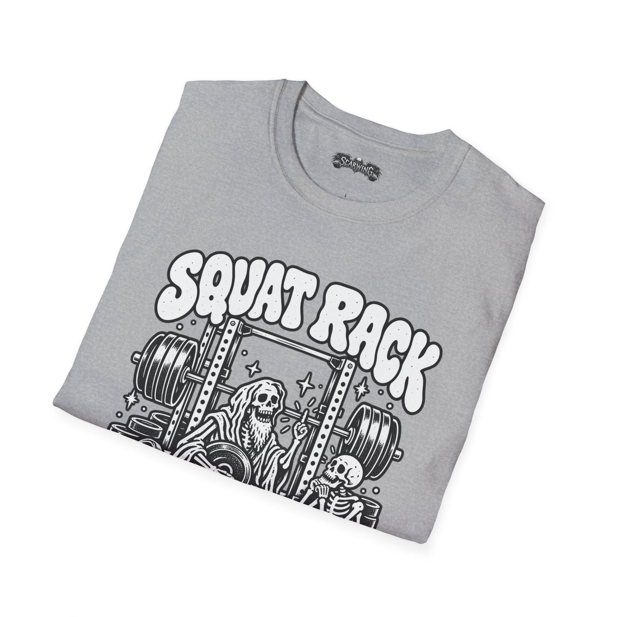 squat rack Scarwing shirt