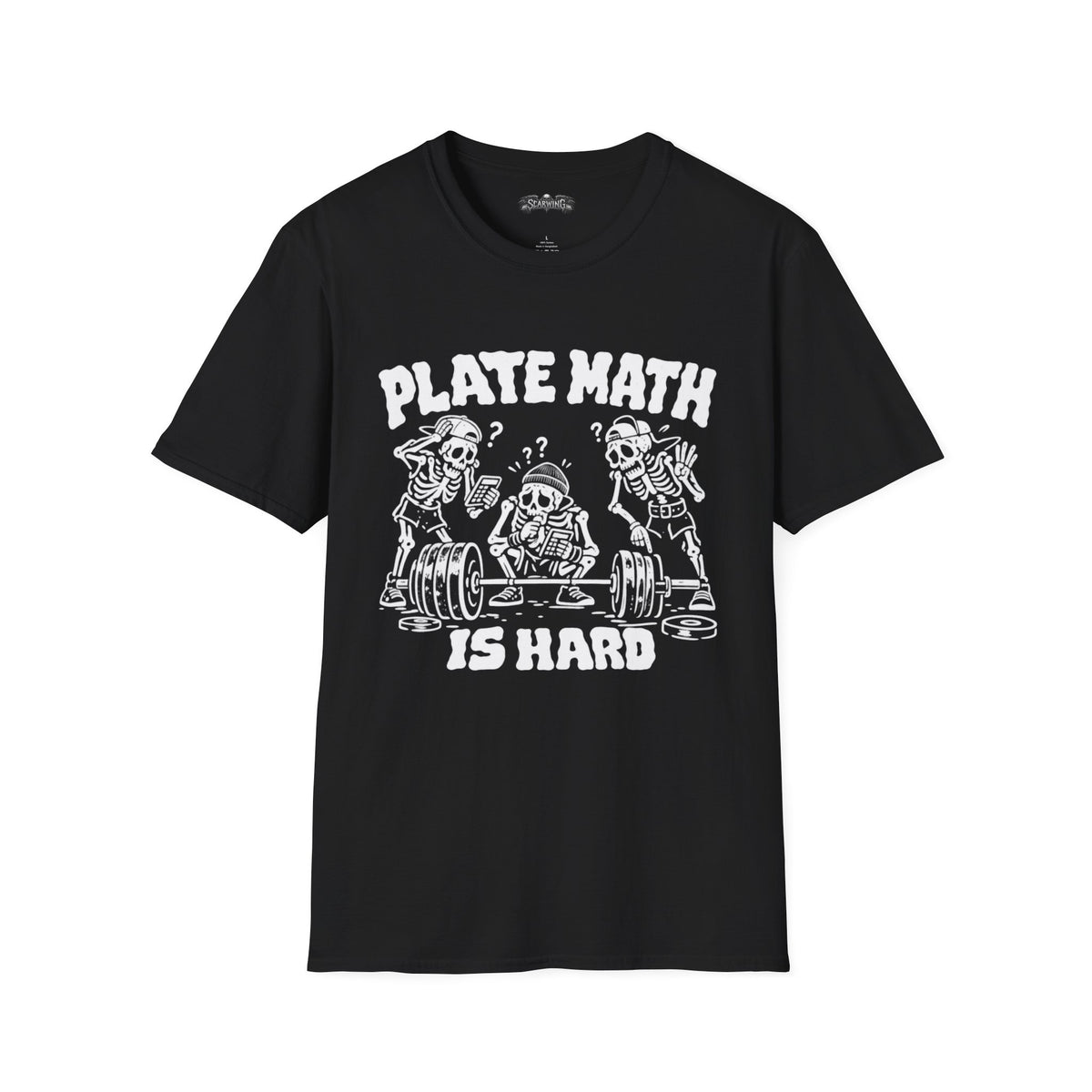 plate math Scarwing shirt