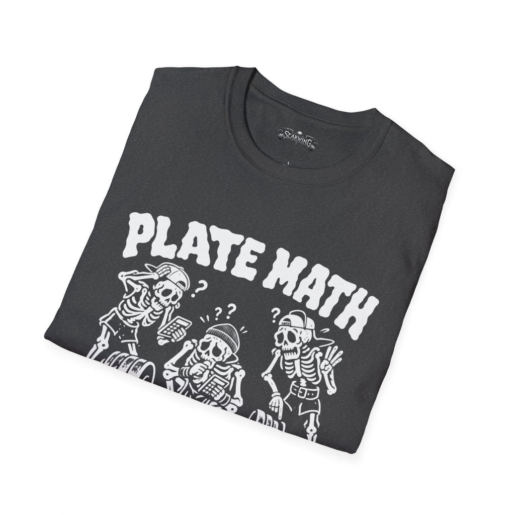plate math Scarwing shirt
