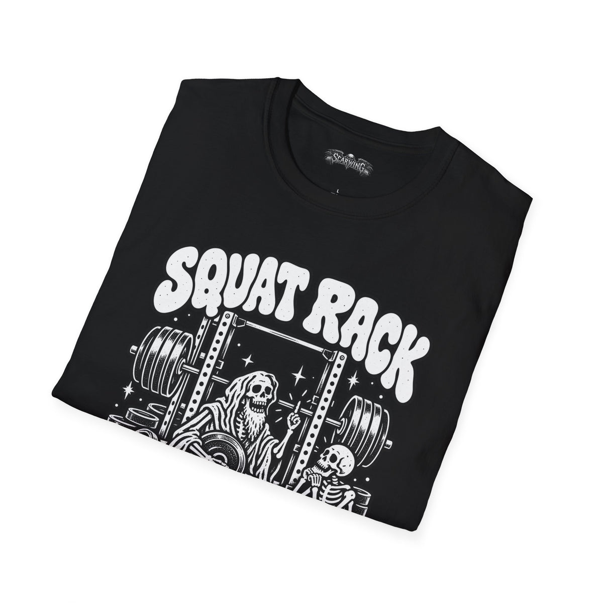 squat rack Scarwing shirt