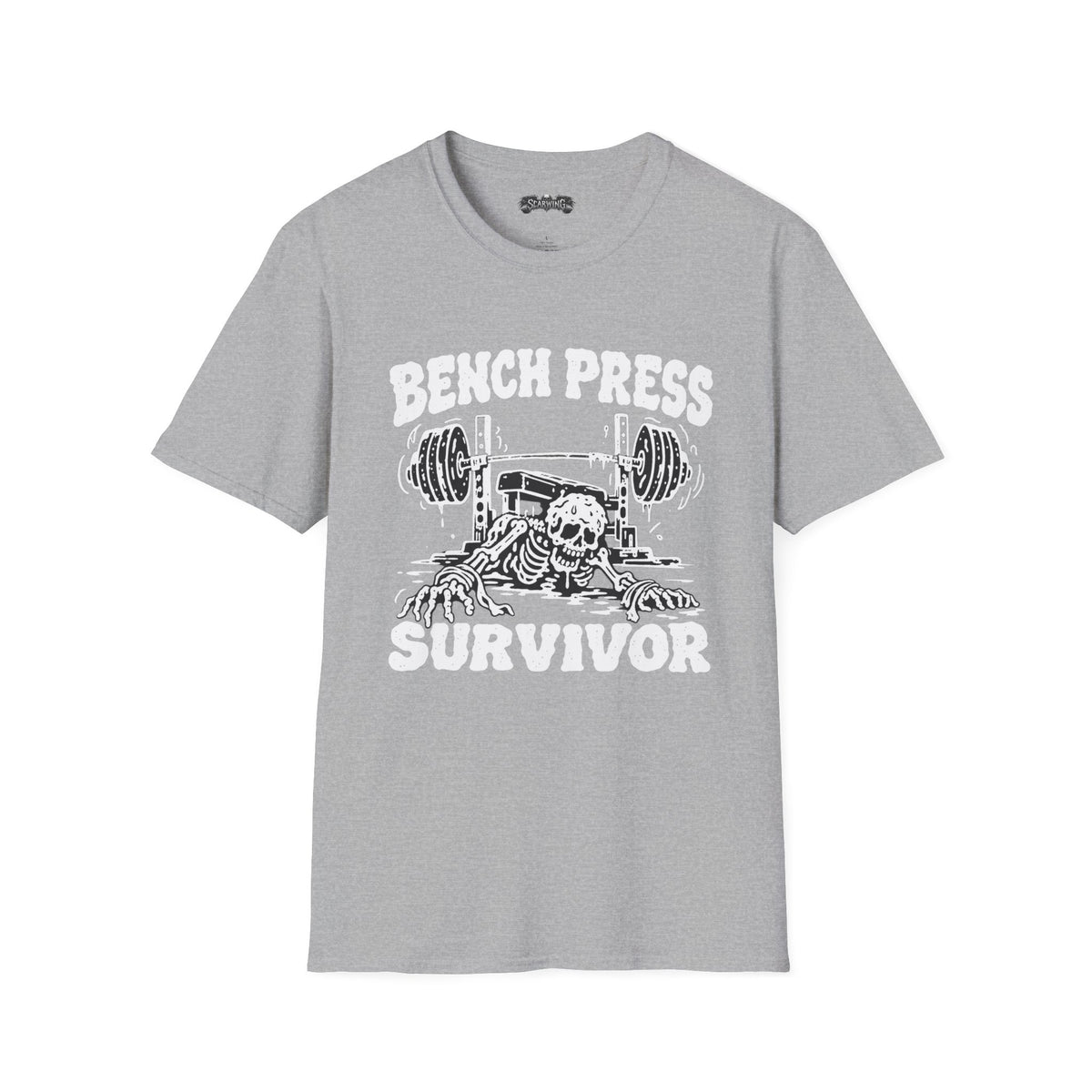 bench press Scarwing shirt