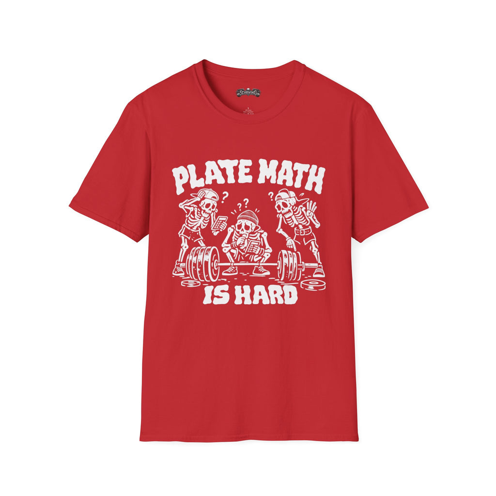plate math Scarwing shirt