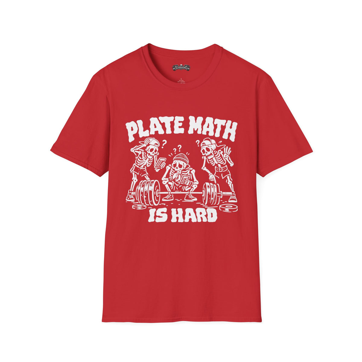 plate math Scarwing shirt