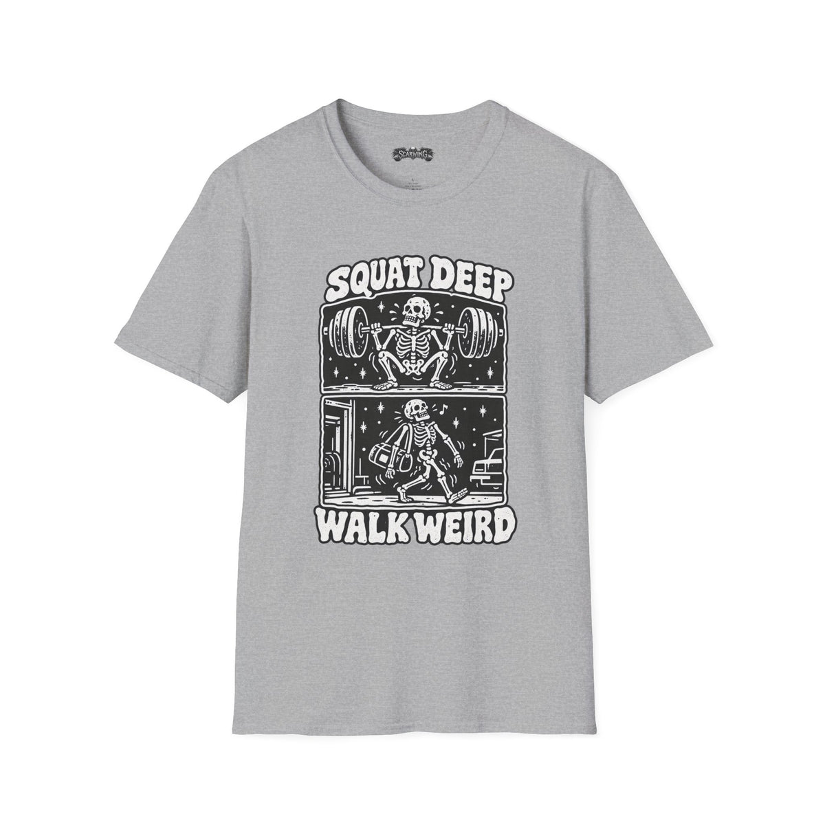 squat deep Scarwing shirt
