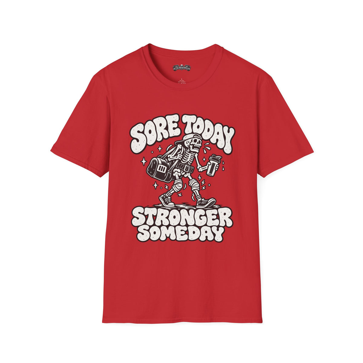 sore today Scarwing shirt