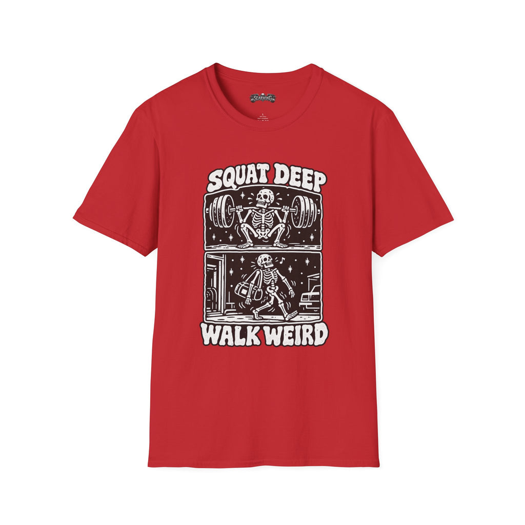 squat deep Scarwing shirt