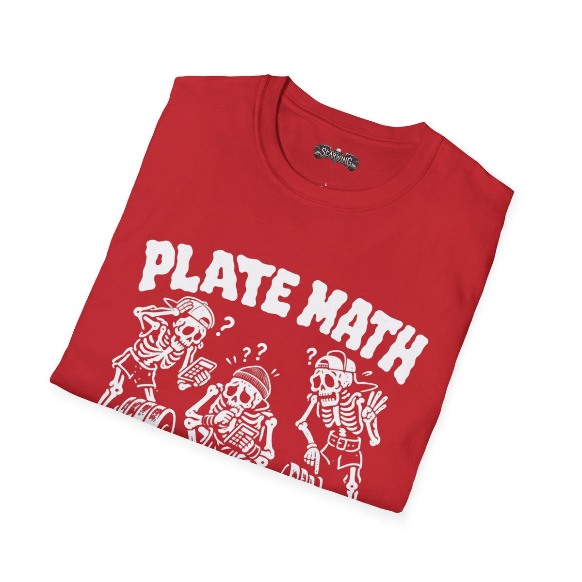 plate math Scarwing shirt