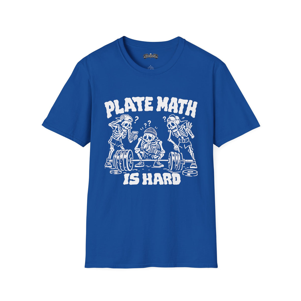 plate math Scarwing shirt