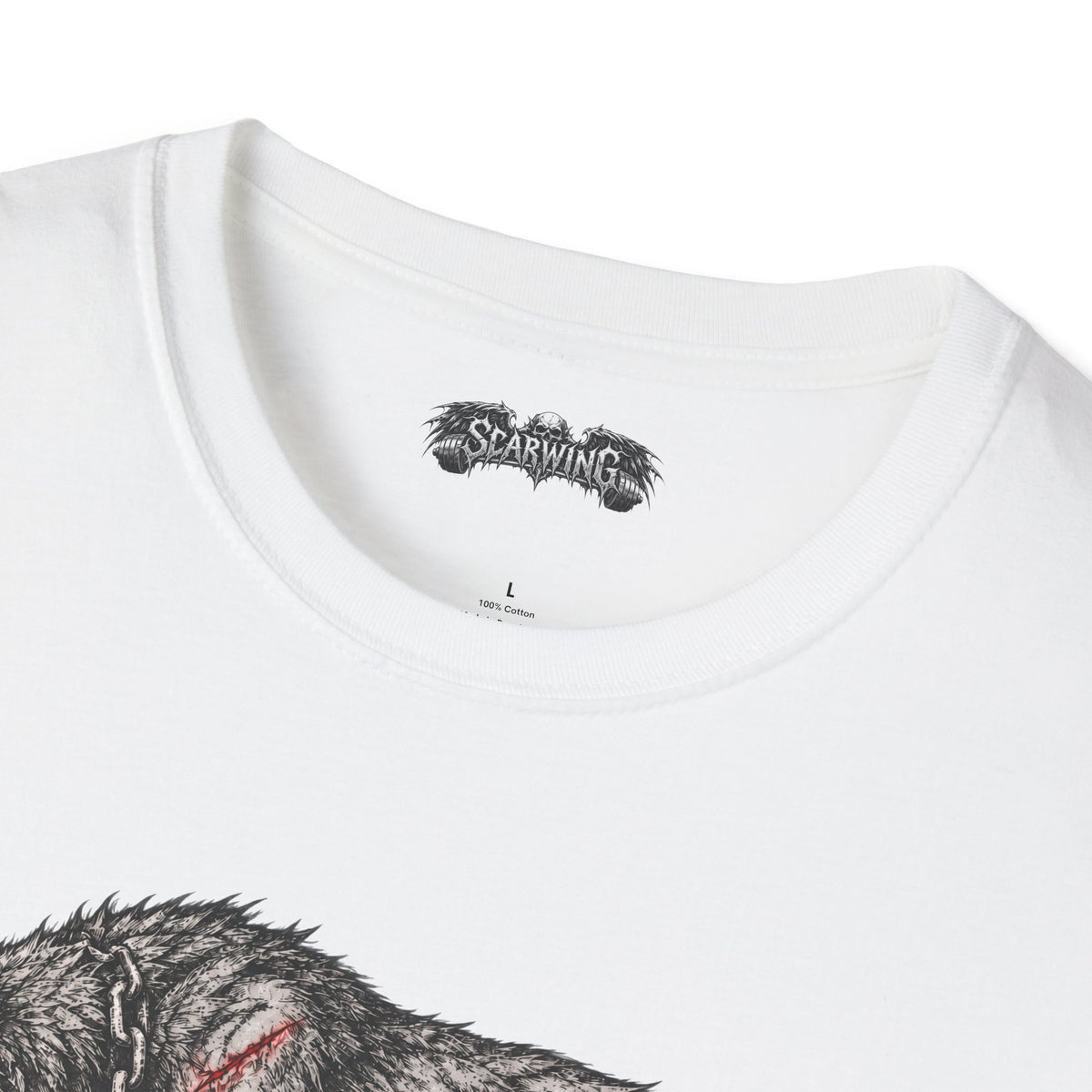 walking wolf Scarwing shirt